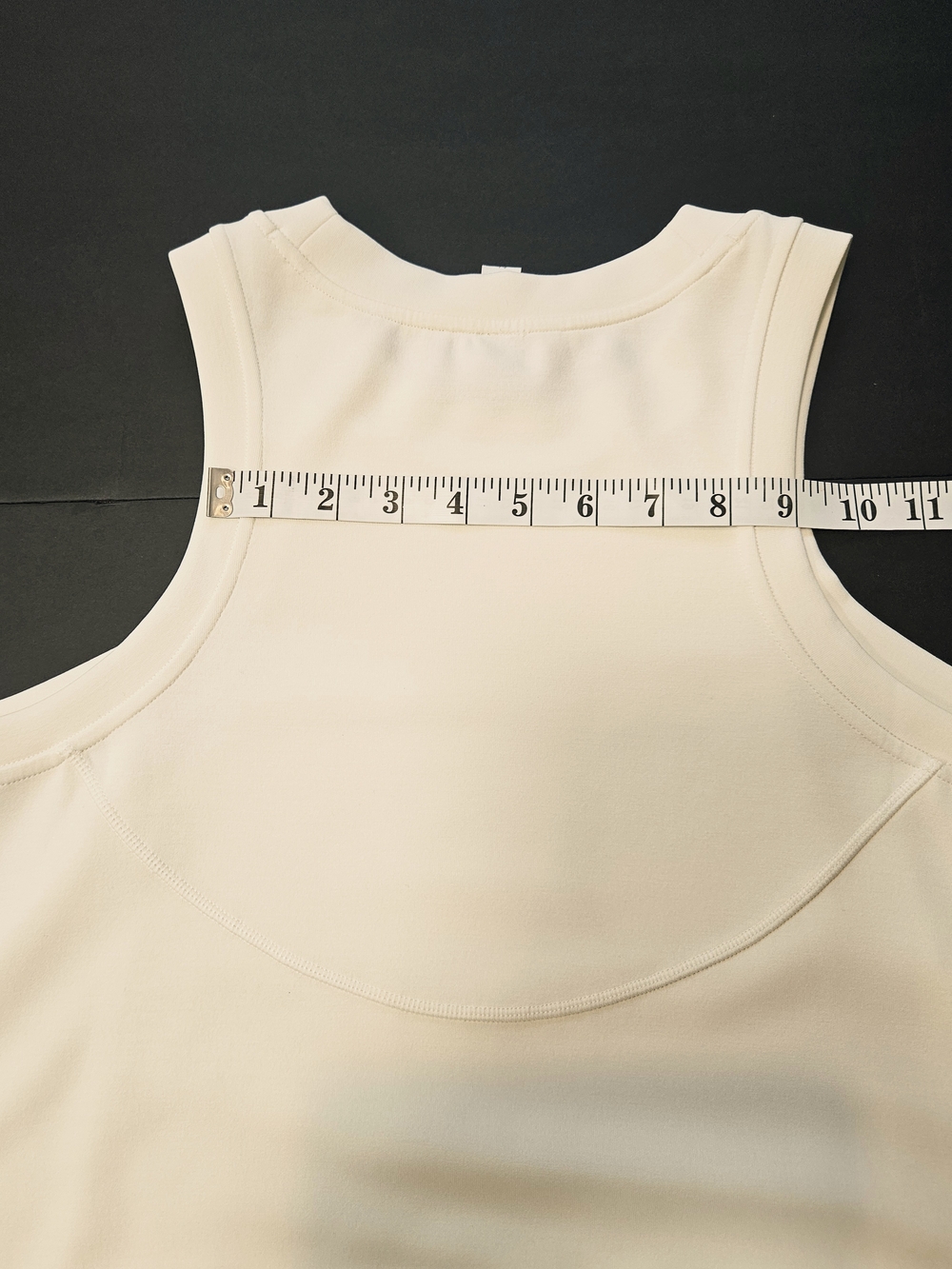 Lululemon Softstreme Back In Action Dress Lemon Sorbet Cream Mini Size 6 LW1DLSS - Picture 8 of 16